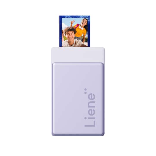 Liene Purple Pearl N200 Pro Portable Photo Printer with Supplies